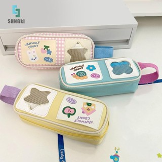 [SHNGki] Gói Đau Hoạt Hình Di Động Hộp Đựng Bút Dung Tích Lớn Riêng Biệt Túi Bảo Quản Học Sinh Túi Sắp Xếp Đa Năng [MỚI]
