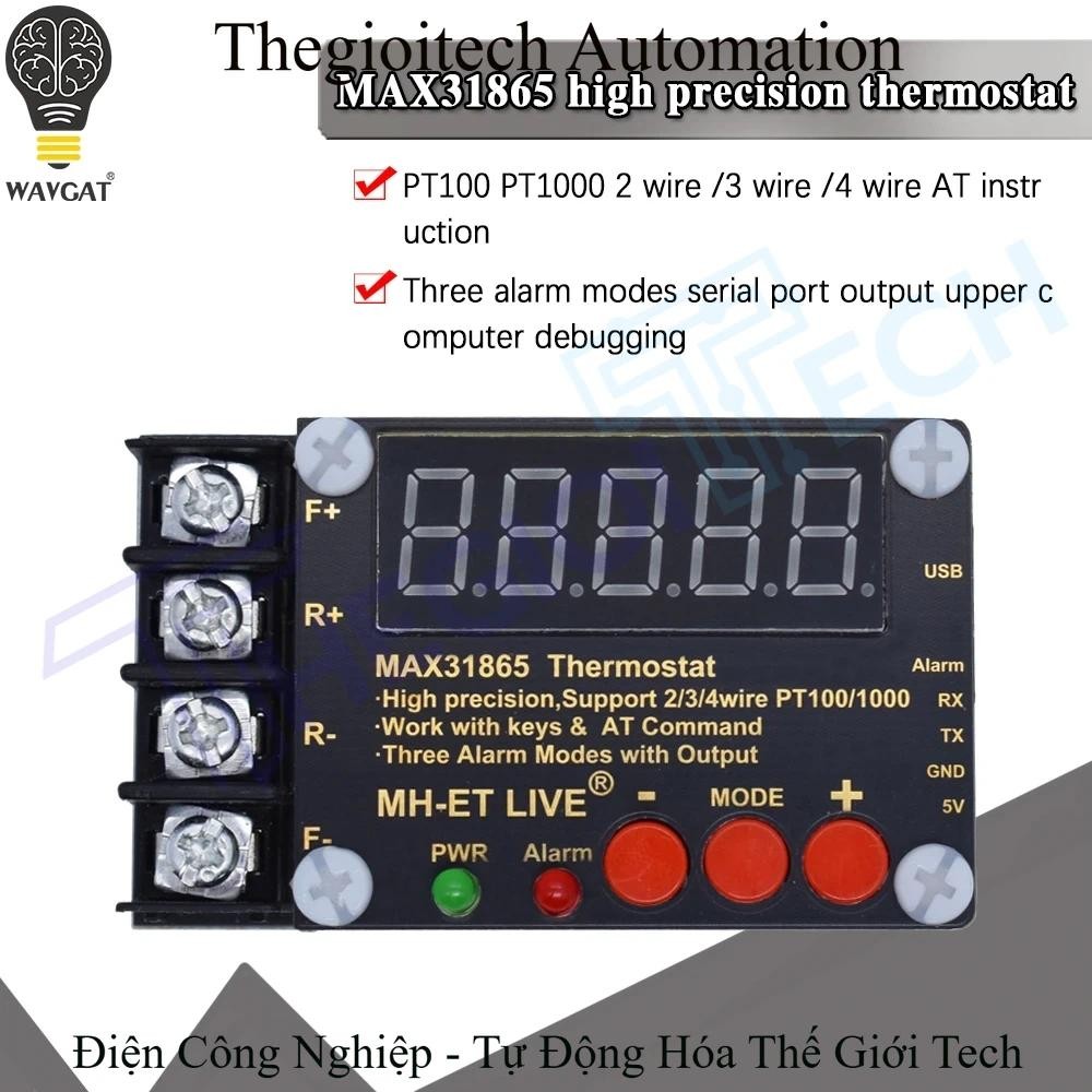 MAX31865 high precision isolated temperature collector module PT100 serial port output upper compute