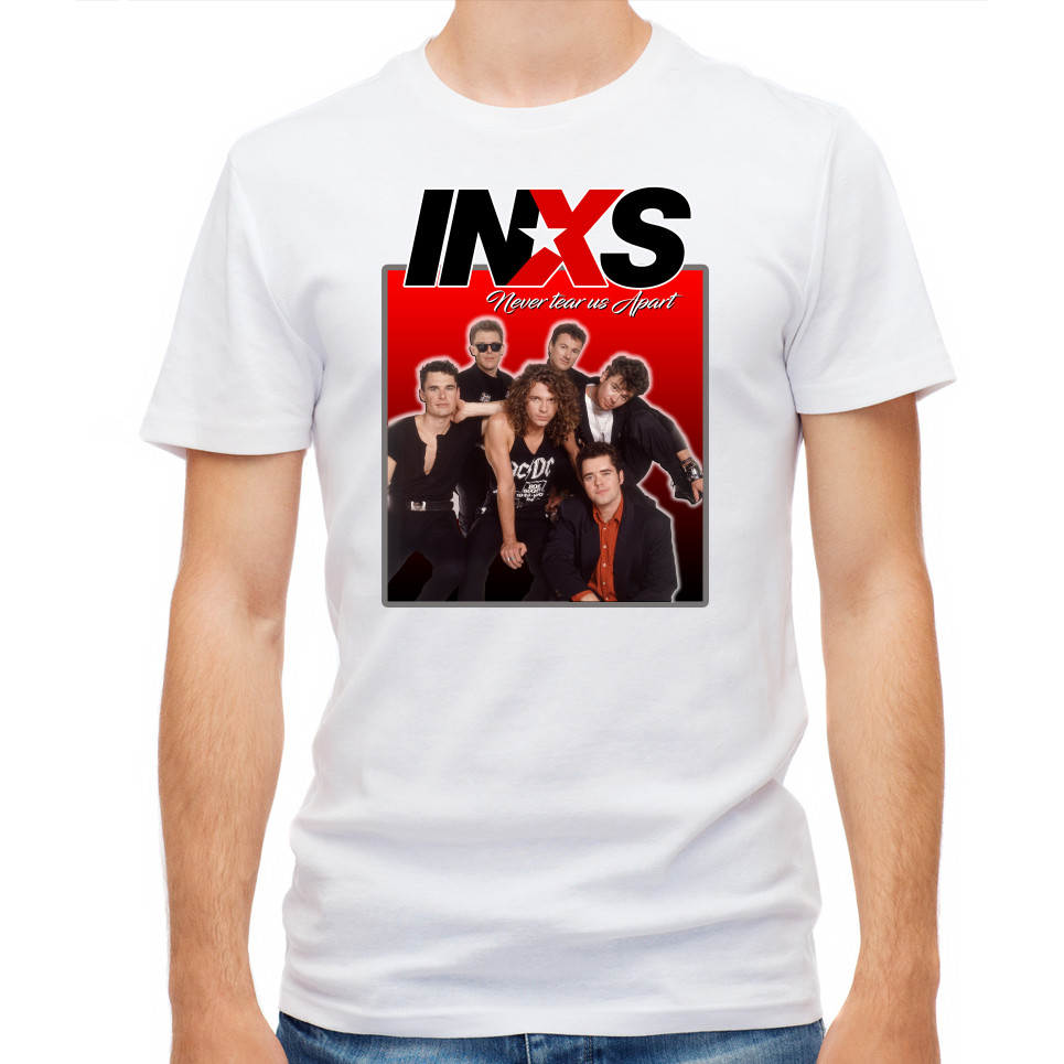 Áo thun nam ngắn tay Inxs Poster G902