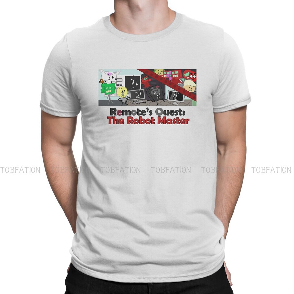 Remote 's Quest The Robot Master Áo thun thường ngày Trận chiến cho Dream Island BFDI 4 và X Phong c