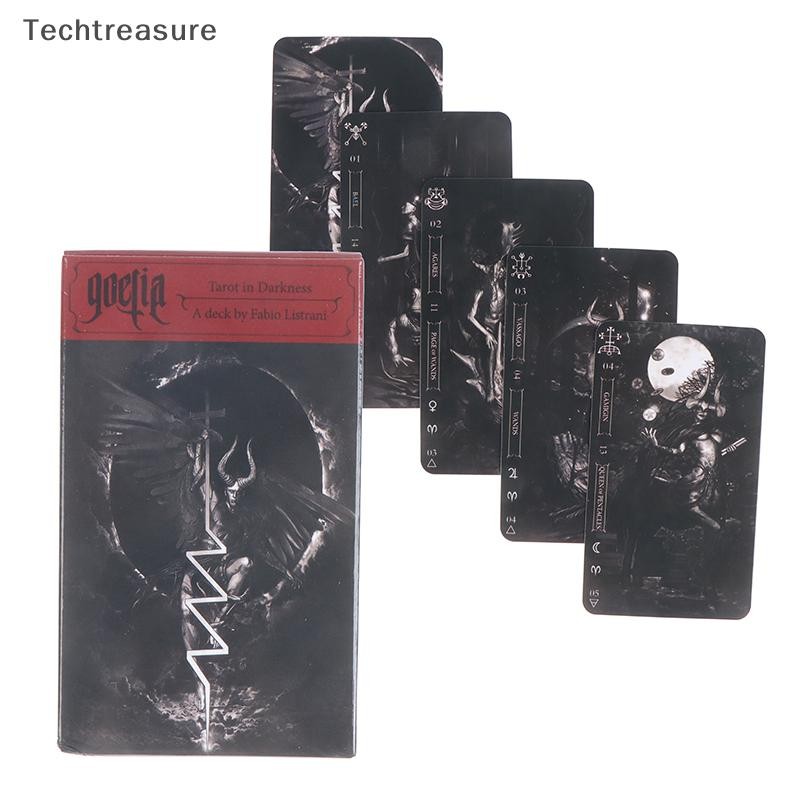 [Teh] Goetia Tarot in Darkness Tarot Cards Oracle Cards Trò chơi bảng bói toán tiên tri [VN]