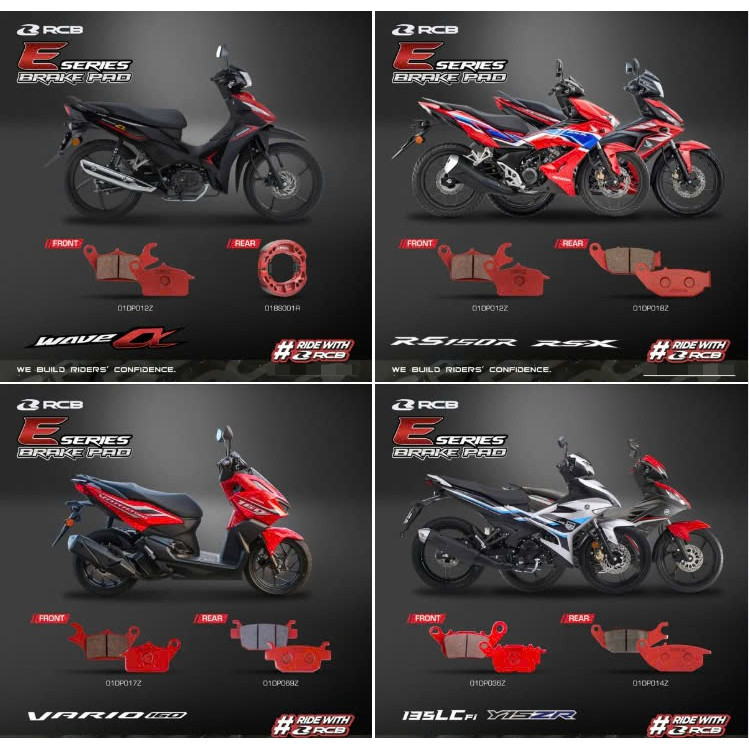 Bố thắng má phanh thắng đĩa trước sau đùm RCB chính hãng RACING BOY A3T 8866 00