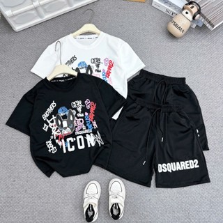  Bộ Bé Trai Cây Dừa Bộ Ngầu Bộ Boy Phố Cam - 2 Màu Phong Cách Đồ Bé Trai | Đậu Đậu 