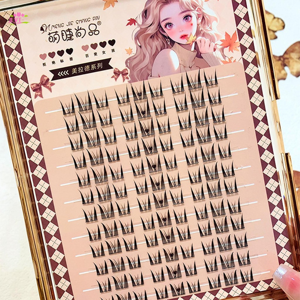 Cụm mi Cụm mi Mi 10-12mm Mix Wispy Mi Lông mi Lông mi lông tơ