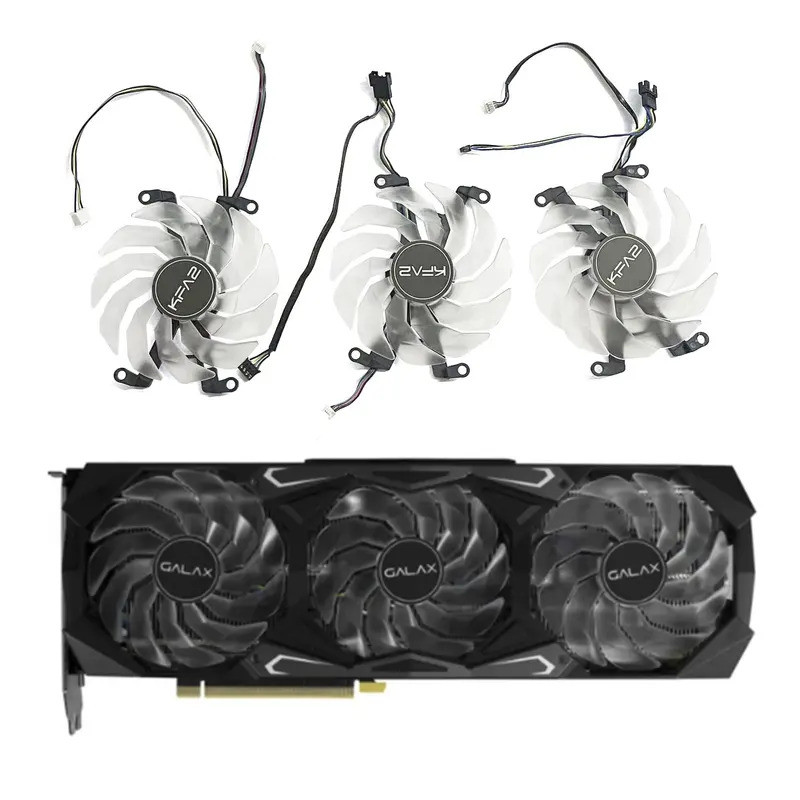 Quạt GPU 89MM 4PIN RTX 3090 3080 3080TI hoàn toàn mới cho GALAX RTX 3080 Ti 3080 3090 SG card đồ họa