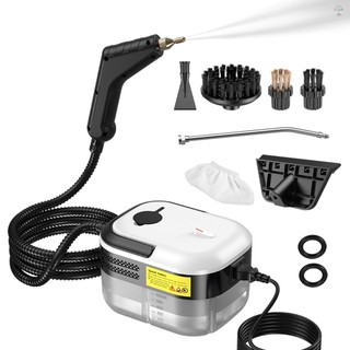  Hilivn  Máy làm sạch hơi nước cầm tay 1200W 15s Nhiệt nhanh 105°C 221°F Máy làm sạch sâu hơi nước nhiệt độ cao với bình nước 1200ml 3 đầu bàn chải 1 Xẻng 1 Dụng cụ cạo cửa sổ wi 