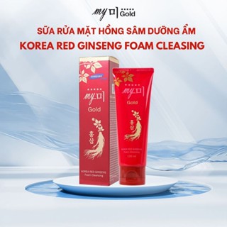 Sữa Rửa Mặt Hồng Sâm My Gold Hàn Quốc Sữa Rửa Mặt Sâm Đỏ My Me Korea Red Ginseng Foam Cleansing 130ml - Mỹ Phẩm Lina