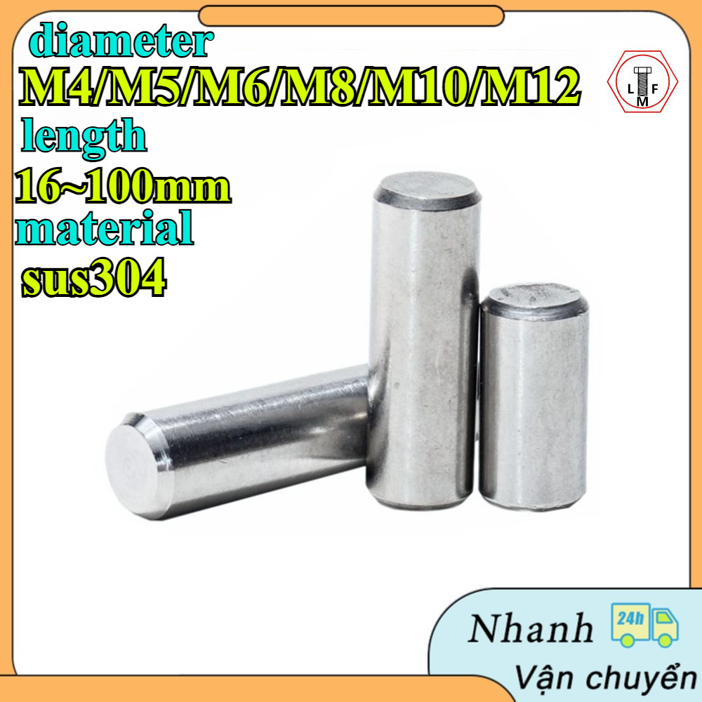 [Lmf] Vít Vít Vít Vít Pin Hình Trụ Thép Không Gỉ 304 (M4 ~ M12 ~ X)
