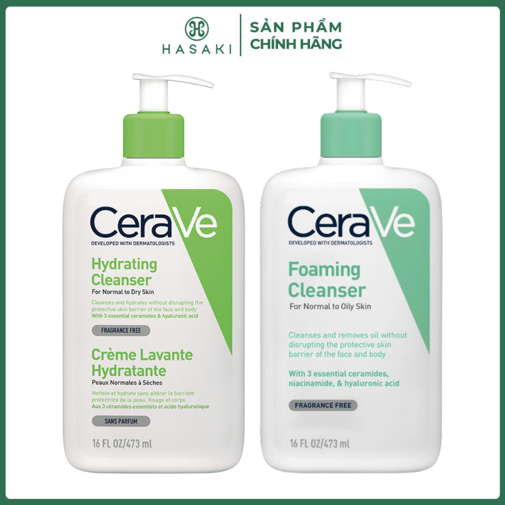 Sữa Rửa Mặt Cerave Sạch Sâu Cho Da Thường Đến Da Dầu, Da Khô Hasaki Sản Phẩm Chính Hãng | BigBuy360 - bigbuy360.vn