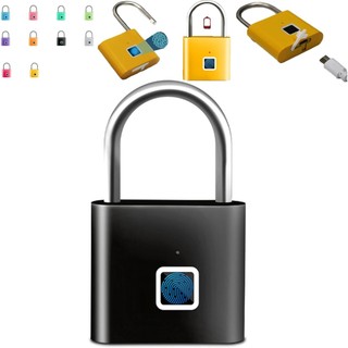 Ổ khóa vân tay, Khóa khóa móc thông minh vân tay, Khóa vân tay, Khóa kết hợp cho tủ khóa, Sạc USB, cho phòng tập thể dục, tủ khóa, cổng, hàng rào và lưu trữ