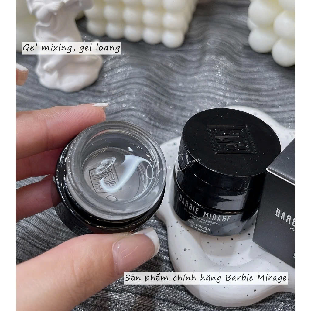 Gel loang mixing Barbie, gel mixing barbie, gel tán loang cao cấp Nail Mây Hoàng