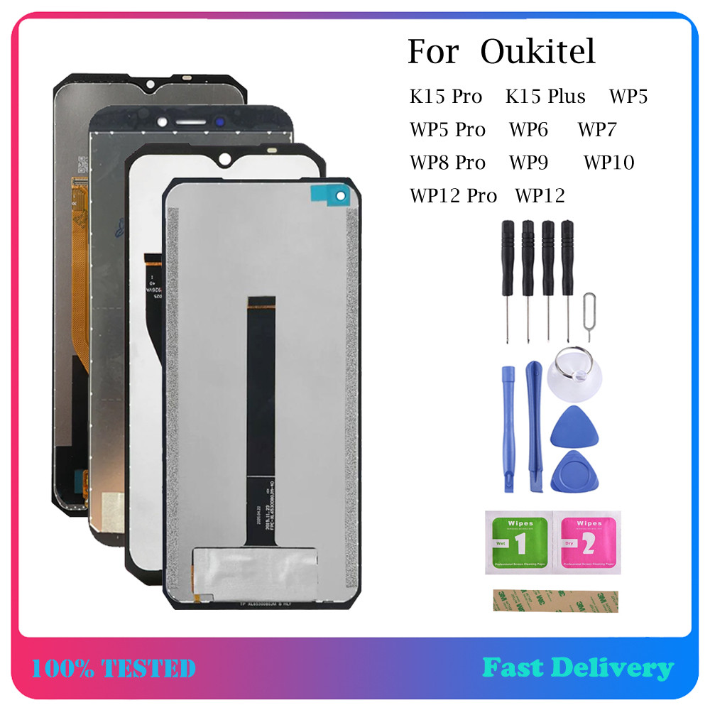 Màn hình LCD được kiểm tra cho Oukitel K15 Pro WP5 WP5 Pro WP6 WP7 WP8 Pro WP9 WP10 WP12 Màn hình LC