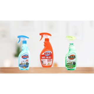 Nước lau bếp và lau kính chính hãng của RENA chai 520ml bảo vệ vượt trội 99,9% kháng khuẩn cực tốt