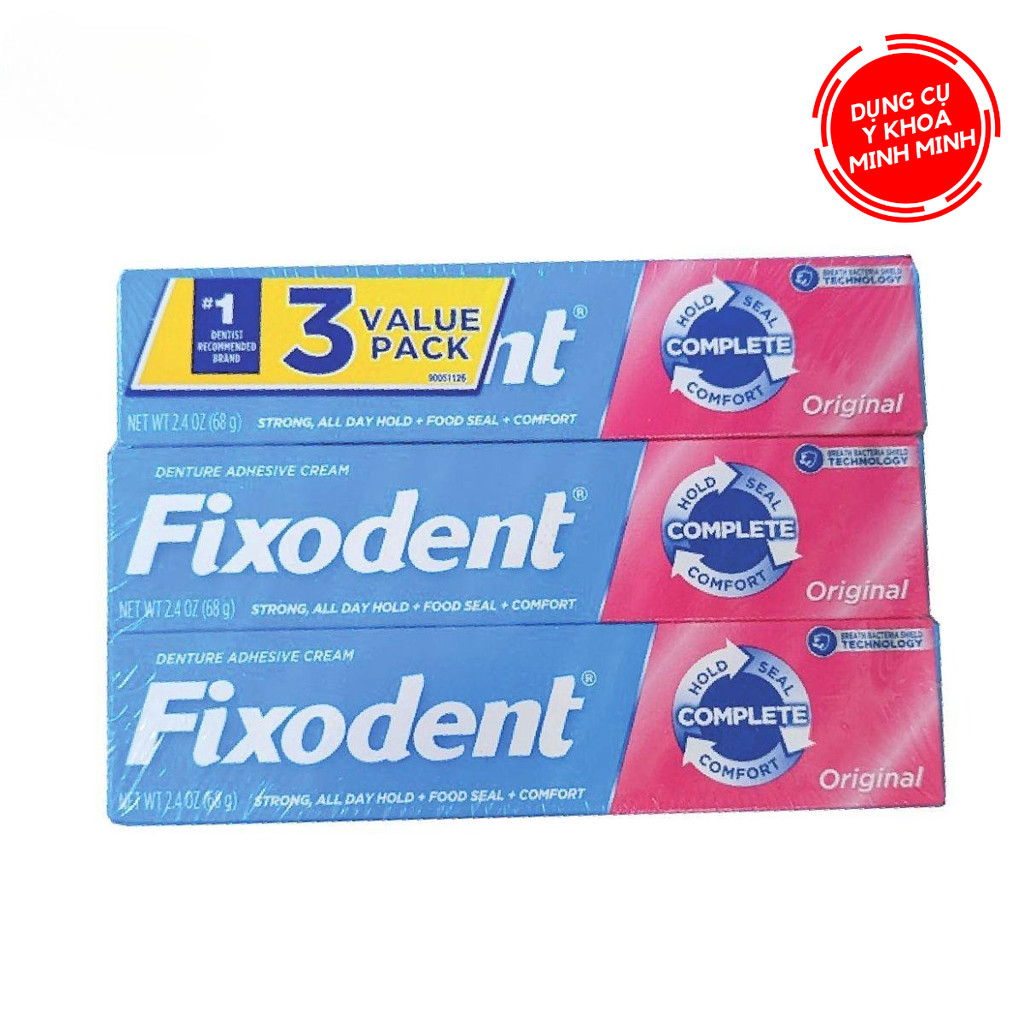 ✅Kéo dán răng giả Fixodent