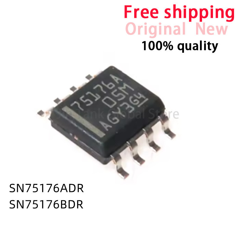 (10 Cái) 100% Mới 75176A 75176B SN75176A SN75176B SN75176ADR SN75176BDR sop-8