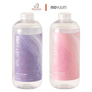 Nước xả thuần chay muối biển Moyuum 365 chai 1000ml an toàn cho bé sơ sinh - Monnie Kids