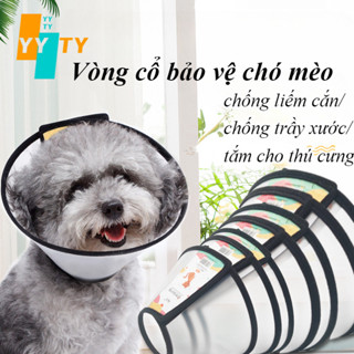YYTY Vòng cổ bảo vệ chó mèo,Vòng Đeo Cổ Chống Liếm Cho Chó Mèo Thú Cưng,vòng loa chụp cổ bảo vệ chống cắn cho thú cưng
