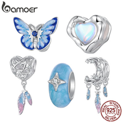 Bamoer Bạc 925 Mặt Dây Chuyền Giả Tưởng Ngôi Sao Bướm Vòng Tay Phụ Kiện Trang Sức Nữ