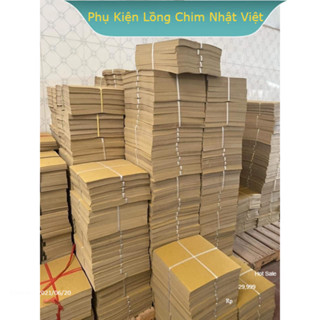 2KG Giấy lót lồng chim chào mào, giấy lót lồng chim vuông đủ size PKLCNV