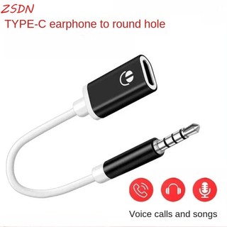 ZSDN 3.5mm Nam Type-c Nữ Chuyển Đổi, Bộ Chuyển Đổi Tai Nghe Type C Type-C Sang 3.5mm Jack Chuyển Đổi, Cáp Aux Di Động Bền 3 5mm Sang Loại C Adapter Điện Thoại Di Động / Laptop