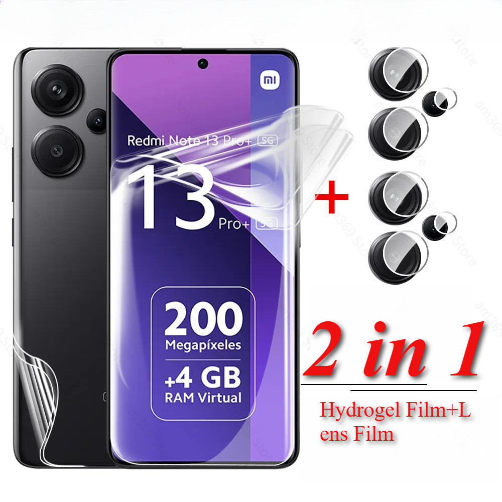 Miếng dán bảo vệ màn hình phía trước màng Hydrogel 2 trong 1 cho OPPO A1x A2x A3 A3i A3x A5 Pro Ener
