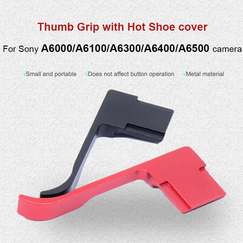 Hot Shoe Thumbs Up Grip cho Sony A6000 A6100 A6300 A6400 A6500 Hot Shoe Protector Hand Grip Thumb Re