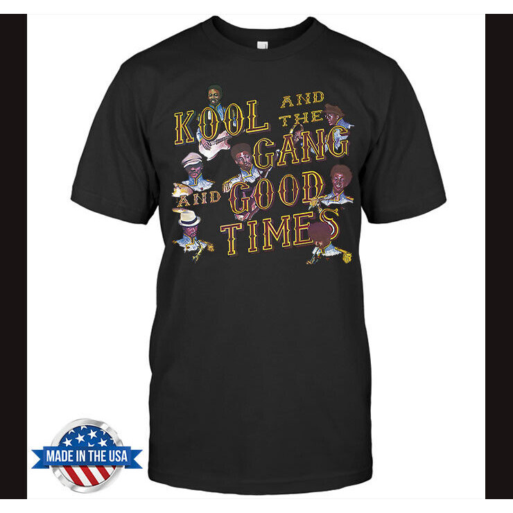 Album Good Times R & B Funk Band Kool & The Gang Áo thun Robert "Kool" Bell