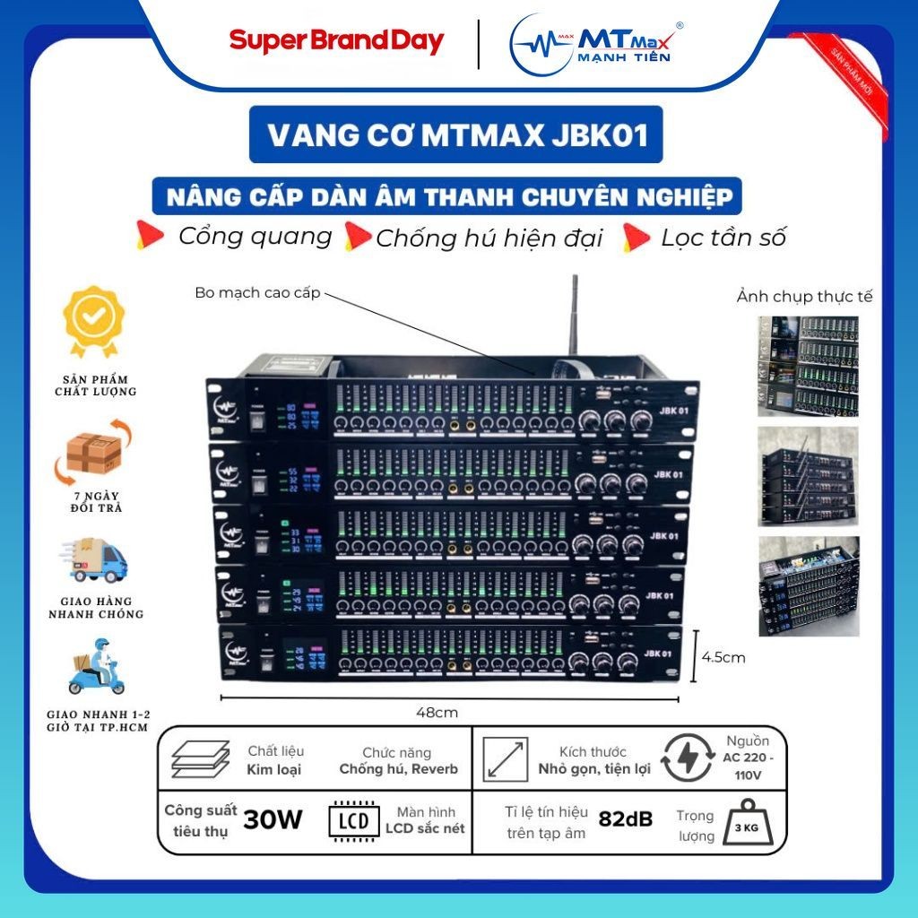 Vang cơ MTMAX JBK01 – Vang Cơ Cho Hệ Thống Âm Thanh Chuyên Nghiệp