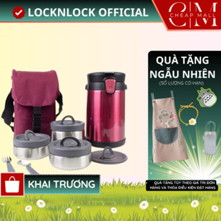 Bộ hộp cơm LocknLock giữ nhiệt 2000ml Easy Take Lunch Box Chính hãng LHC8034 - CHEAPMALL SUNHOUSE