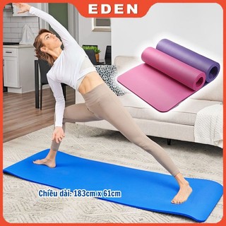 Thảm tập yoga, Thảm tập gym cao cấp 6mm, Thảm tập thể dục tập gym tại nhà dễ dàng mang đi