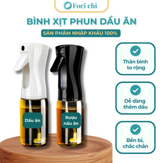 Bình phun dầu BUNA tiết kiệm dầu, bình xịt, bình chiết dầu, cho nồi chiên thể tích 200 ml