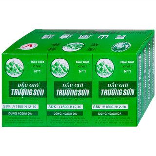 (12 CHAI) DẦU GIÓ ĐẶC BIỆT - DẦU GIÓ XANH TRƯỜNG SƠN (6ML)