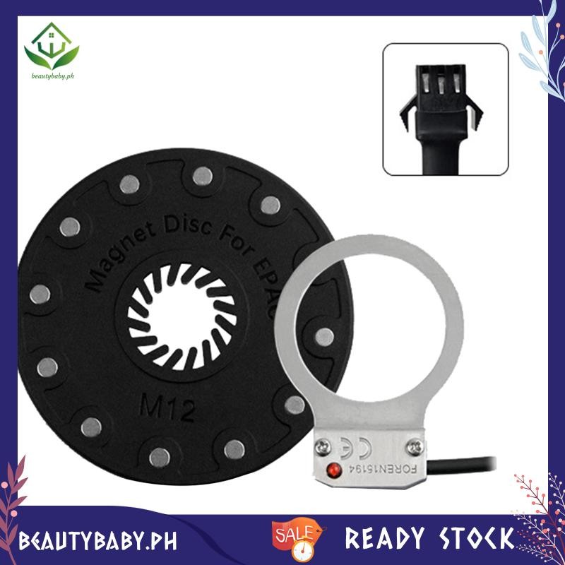 [beautybaby.ph] Hỗ trợ cảm biến bàn đạp xe đạp điện M12 12 Magnet E Bike SM Connector Hỗ trợ nguồn C