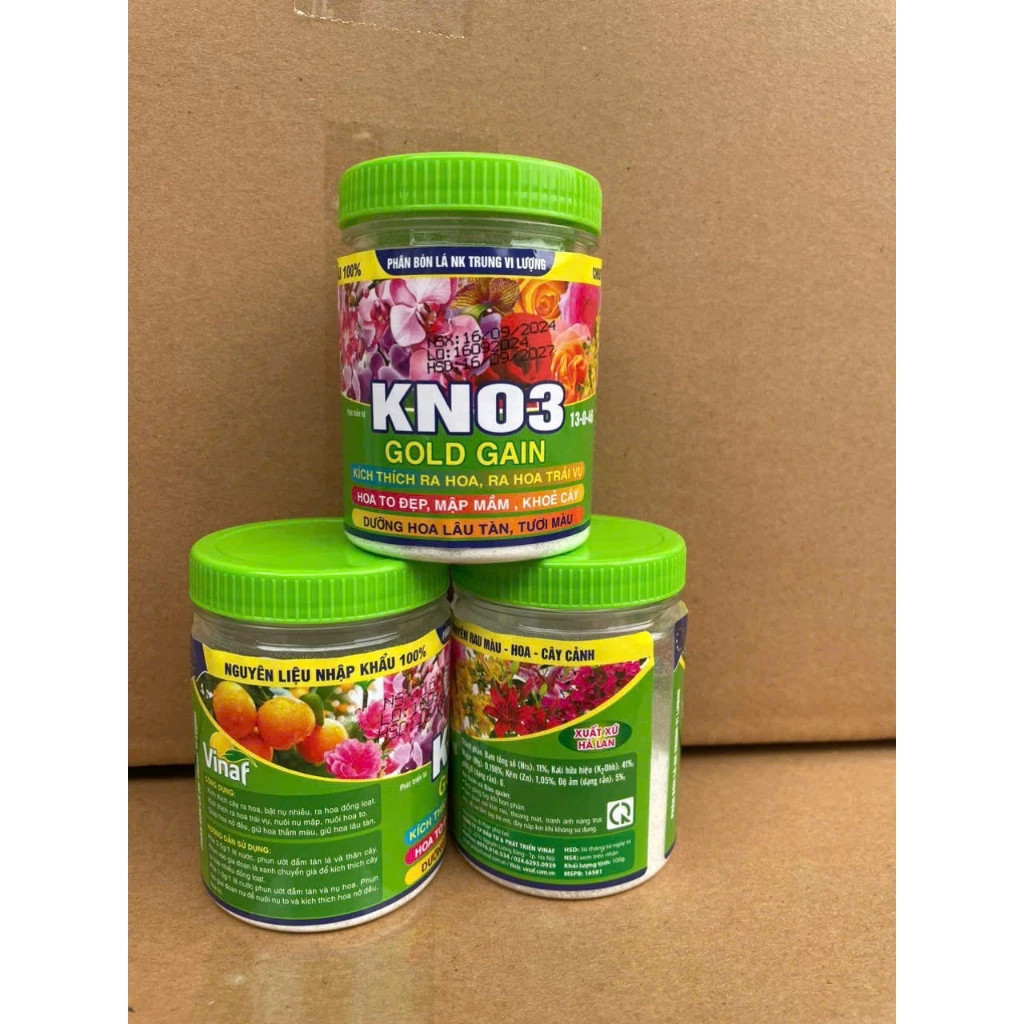 nắng  Phân bón lá Trung Vi Lượng KNO3 Gold Gain
