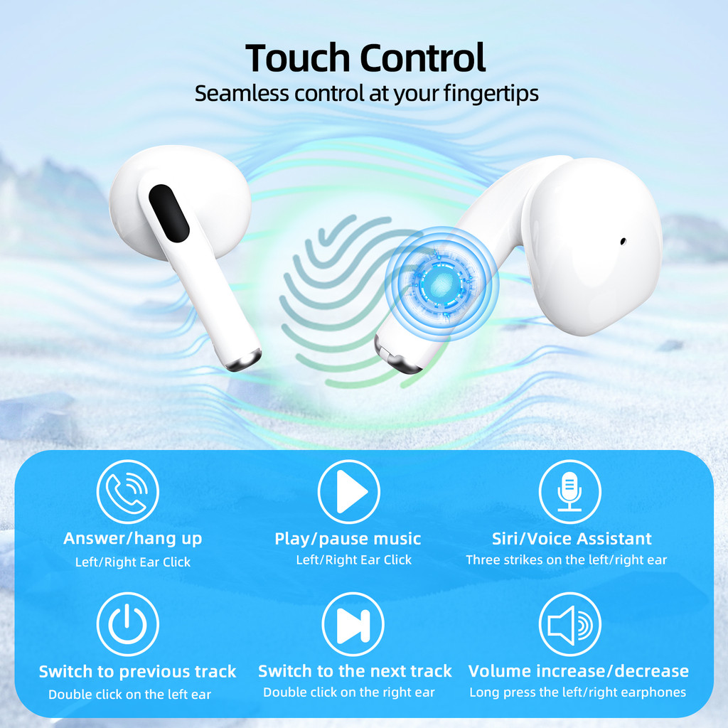 Tai nghe Bluetooth nhét đa chức năng GOOJODOQ giọng nói AI thông minh ngôn ngữ dịch thời gian thực | BigBuy360 - bigbuy360.vn