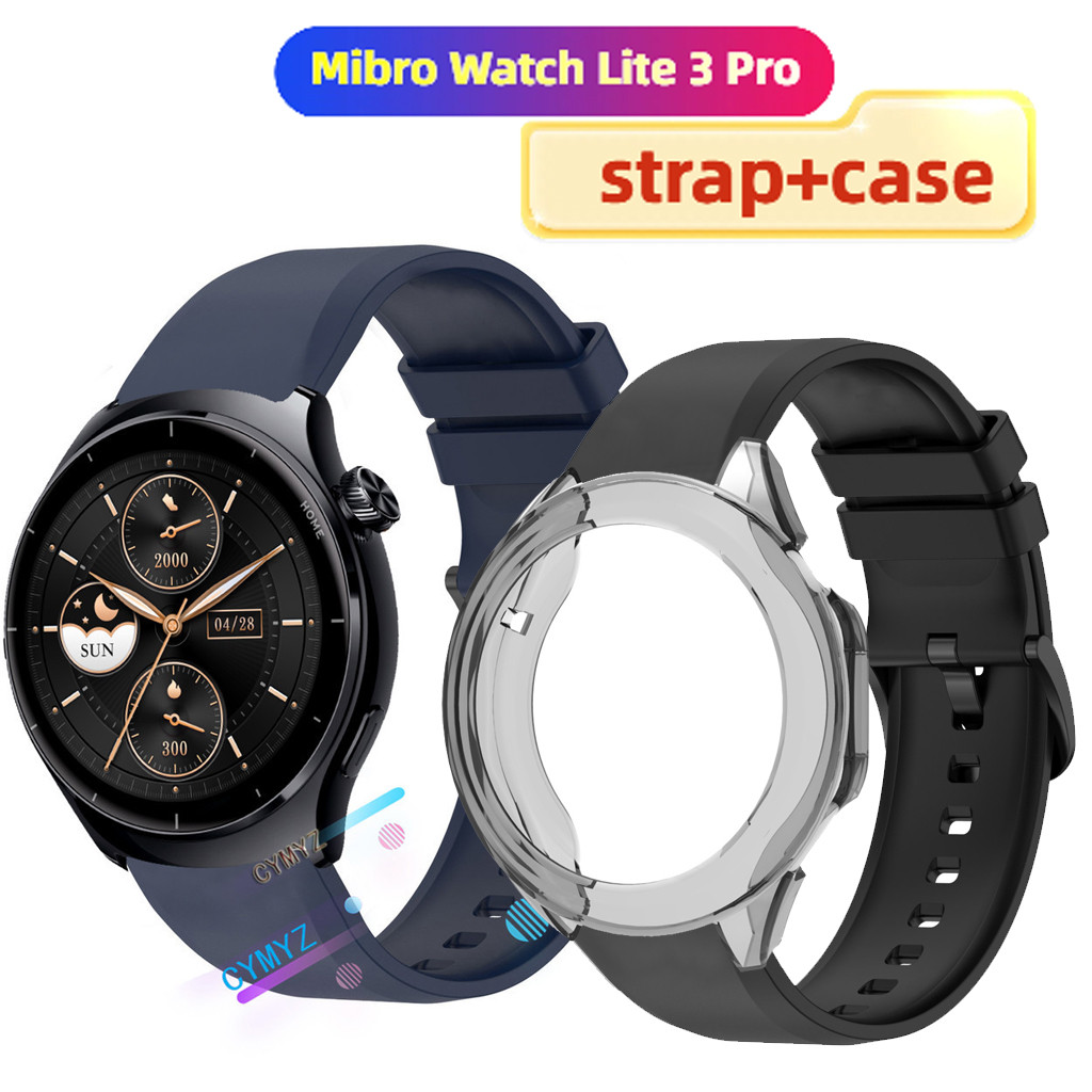 Ốp lưng Mibro Watch Lite 3 Pro Bảo vệ màn hình Mibro Watch Lite 3 Pro Dây đeo silicon Dây đeo thể th