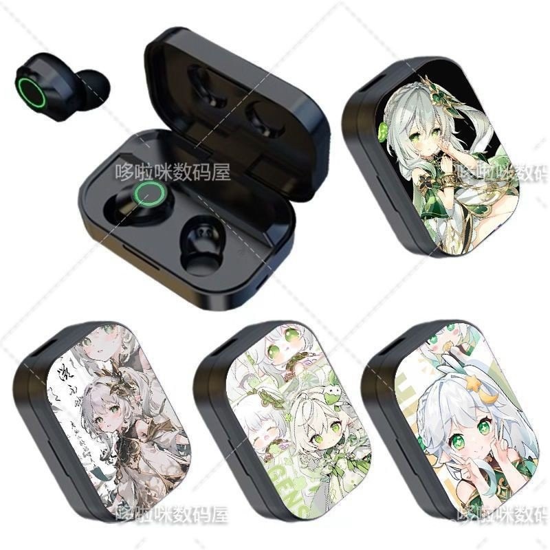 ★ Genshin Impact. ★ Tai nghe Bluetooth ngoại vi nhân vật game Nahida Lesser Lord Kusanali Anime DIY 