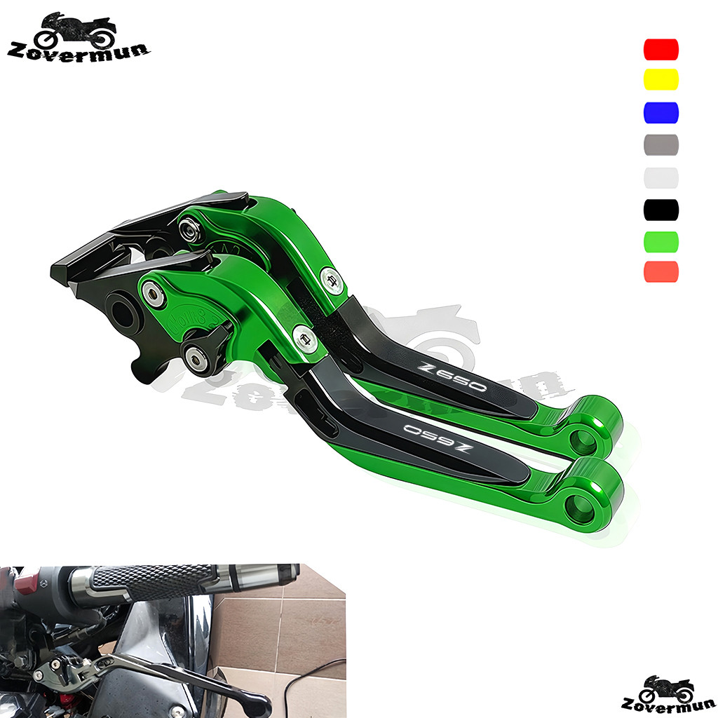 Dành Cho Kawasaki Z650 2017-2023 Phụ Kiện Xe Máy CNC Gia Công Nhôm Kính Thiên Văn Phanh Đòn Bẩy Ly H