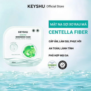  Combo 2 Gói Mặt Nạ Sợi Xơ Rau Má Centella Fiber KEYSHU Dưỡng Ẩm Làm Mềm Da Hỗ Trợ Ngăn Ngừa Lão Hóa 30ML 