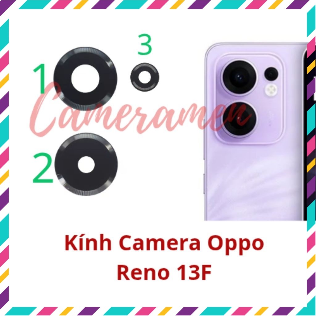 Kính Camera Oppo Reno 13F / Reno 13 F / Reno13F ( Có Sẵn )