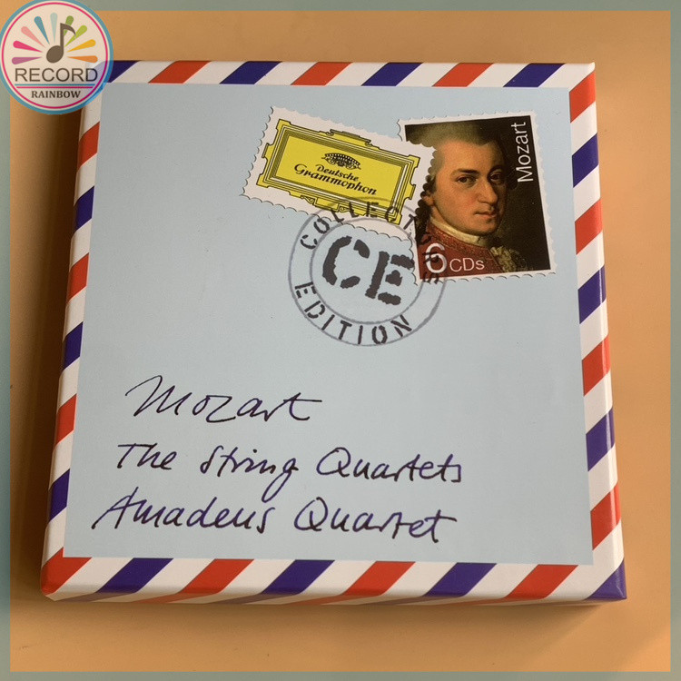 Mozart The String Quartets 6 Đĩa Album CD tứ tấu Amadeus [Đã niêm phong] Thương hiệu mới-TH2