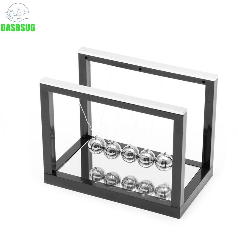Newtons Cradle Steel Balance  Fun Decoration Physics Science Toy  S New