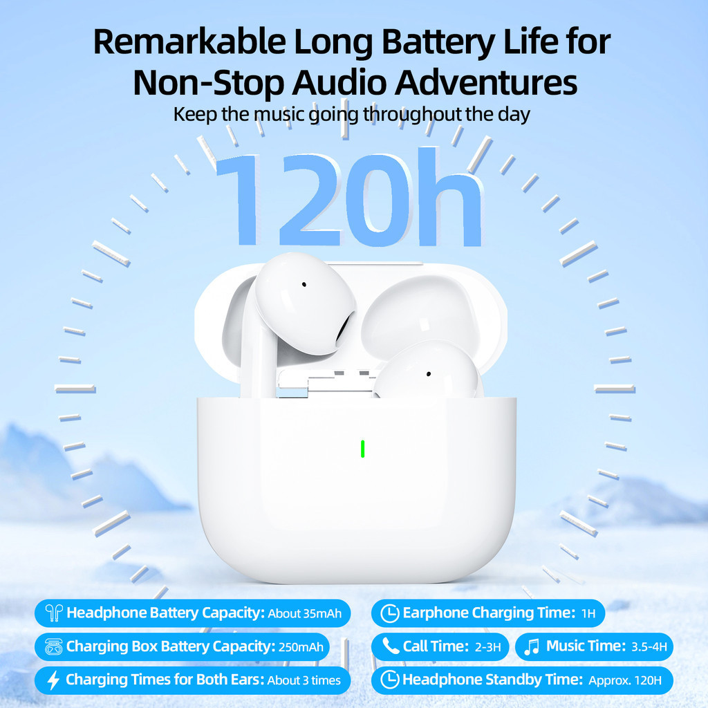 Tai nghe Bluetooth không dây GOOJODOQ có chức năng giảm tiếng ồn dịch thuật và phiên âm AI tiên tiến | BigBuy360 - bigbuy360.vn