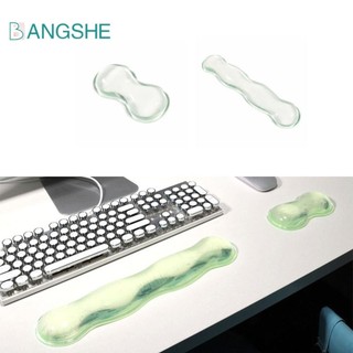 BANGSHE Clear Mouse Wrist Rest, Miếng đệm cổ tay dạng Gel tiện dụng sáng tạo, Hỗ trợ cổ tay Chống trượt Tấm hỗ trợ cổ tay chuột trong suốt hiệu quả Văn phòng