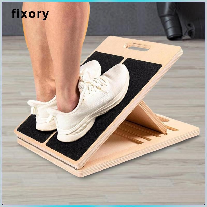 Fixory Incline Board Tập Luyện Squat Wedge Nhà Tập Gym Bằng Gỗ Slant Board Bê Cáng