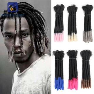 Pointer GIỚI HẠN 1 Chiếc Handmade Dreadlocks Xám Xoăn Chất Lượng Cao Tóc Sợi Chịu Nhiệt Afro Nam Nữ Ombre Kinky Bím Tóc Số Lượng Lớn