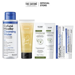  Combo Gel Chấm Mụn Cafuné Flux Sữa Rửa Mặt Kem Dưỡng Ẩm Nước Tẩy Trang The Cafuné Dành Cho Da Mụn 