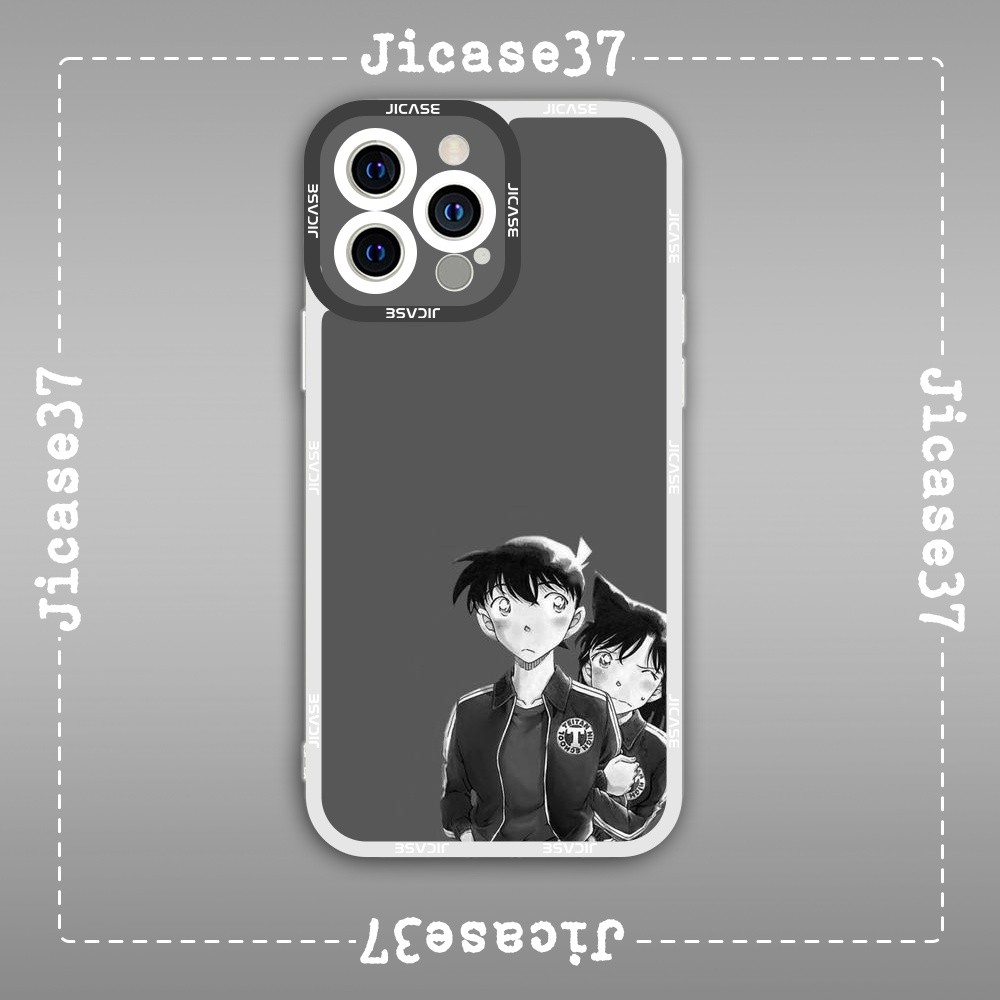 Ốp lưng iPhone Cạnh Vuông Samsung Xiaomi Oppo Anime Họat hình Detective Conan Thám tử lừng danh cona