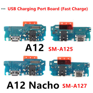 Dành Cho Samsung Galaxy A12 A125F / A12 Nacho A127F Cổng Sạc Flex USB Doct Kết Nối Ban Sạc Flex Với IC Sửa Chữa Phần