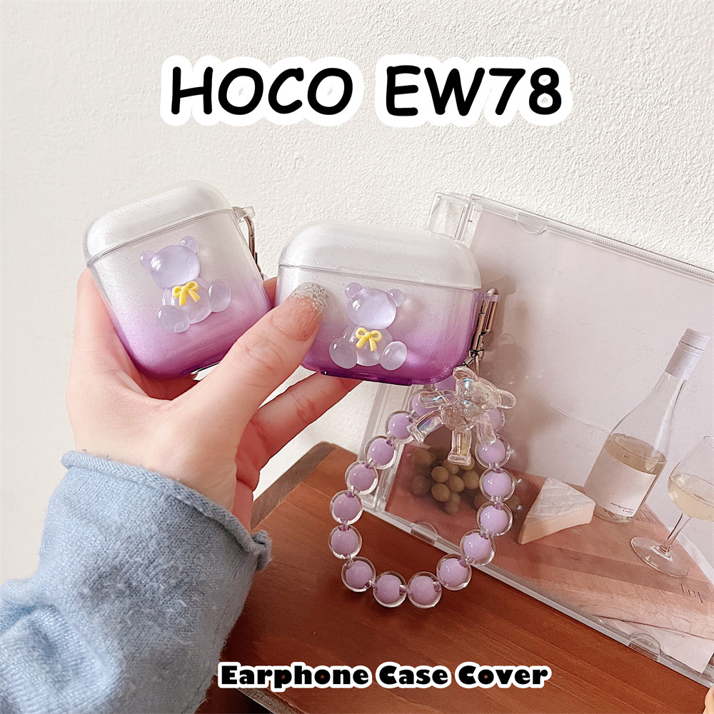 [Giao hàng nhanh] Dành cho vỏ HOCO EW78 Vỏ tai nghe silicon mềm tươi và đáng yêu Vỏ bọc